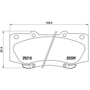 FRONT BRAKE PADS