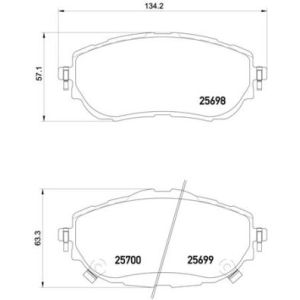 FRONT BRAKE PADS