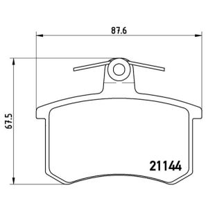 REAR BRAKE PADS