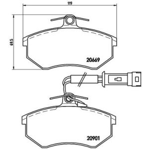 FRONT BRAKE PADS