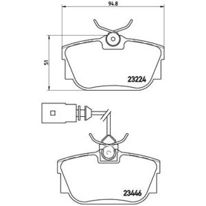 REAR BRAKE PADS