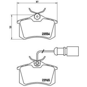 REAR BRAKE PADS