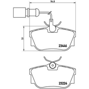 REAR BRAKE PADS