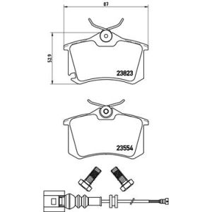 REAR BRAKE PADS