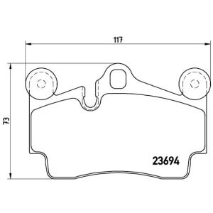 REAR BRAKE PADS