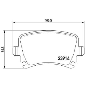 REAR BRAKE PADS