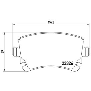 REAR BRAKE PADS