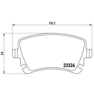 REAR BRAKE PADS