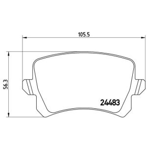 REAR BRAKE PADS