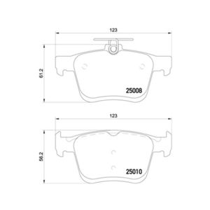 REAR BRAKE PAD SET