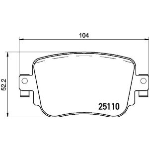 REAR BRAKE PADS