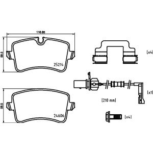 REAR BRAKE PADS