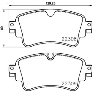 REAR BRAKE PADS