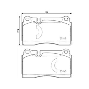 FRONT BRAKE PAD SET