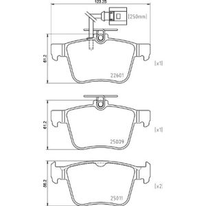 REAR BRAKE PADS