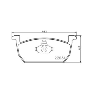 FRONT BRAKE PAD SET