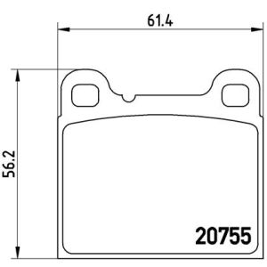 REAR BRAKE PADS