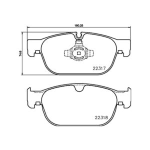 FRONT BRAKE PAD SET