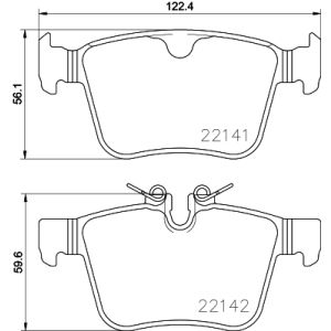 REAR BRAKE PADS