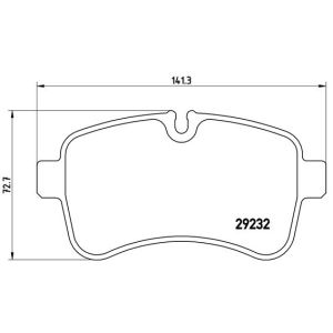 REAR BRAKE PADS