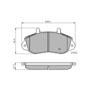 FRONT BRAKE PADS