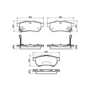 REAR BRAKE PADS