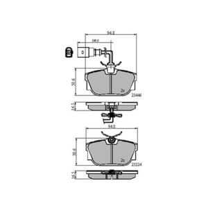 REAR BRAKE PADS