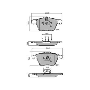 FRONT BRAKE PADS