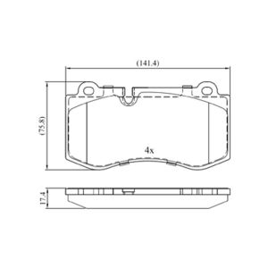 FRONT BRAKE PADS