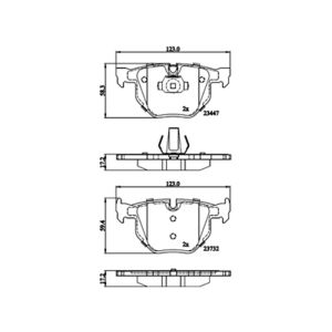 REAR BRAKE PADS