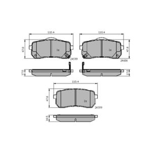 REAR BRAKE PADS