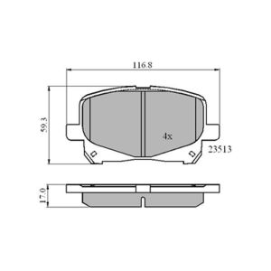 FRONT BRAKE PADS