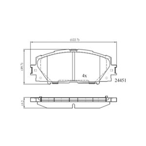 FRONT BRAKE PADS