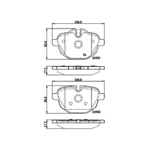 REAR BRAKE PADS