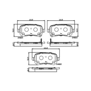 REAR BRAKE PADS