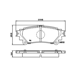 REAR BRAKE PADS