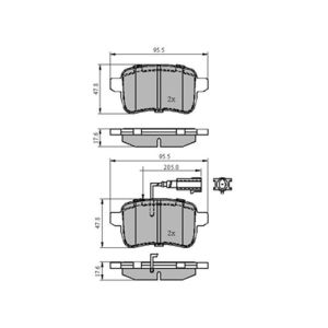 REAR BRAKE PADS