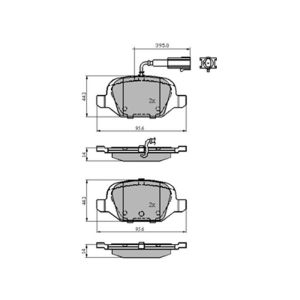 REAR BRAKE PADS