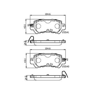 REAR BRAKE PADS