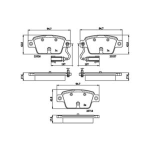 REAR BRAKE PADS