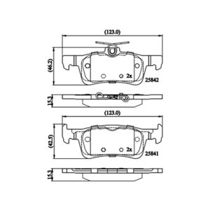 REAR BRAKE PADS