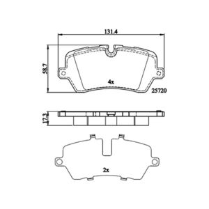 REAR BRAKE PADS