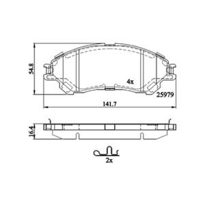 FRONT BRAKE PADS