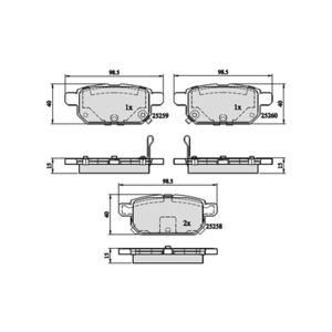 REAR BRAKE PADS