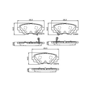 REAR BRAKE PADS