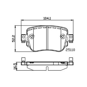 REAR BRAKE PADS