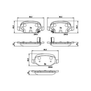 REAR BRAKE PADS