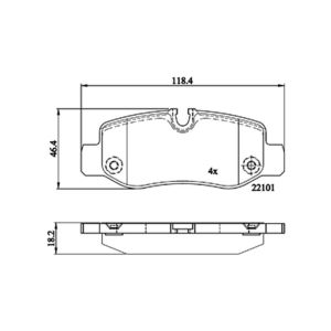 REAR BRAKE PADS