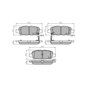 REAR BRAKE PADS