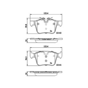 REAR BRAKE PADS